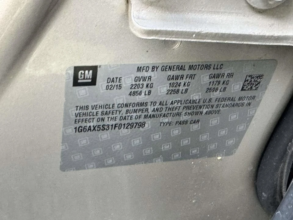 2015 Cadillac CTS 3rd Gen - Image 16 of 20