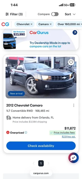 2015 Chevrolet Camaro 5th Gen - Image 7 of 9