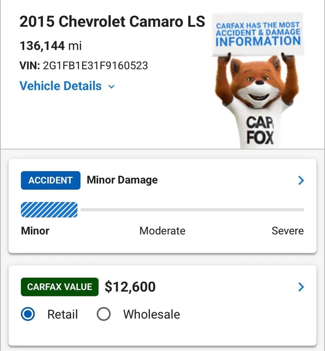 2015 Chevrolet Camaro 5th Gen - Image 12 of 12