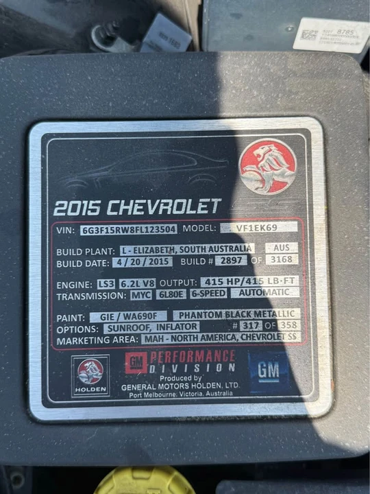 2015 Chevrolet SS - Image 20 of 21