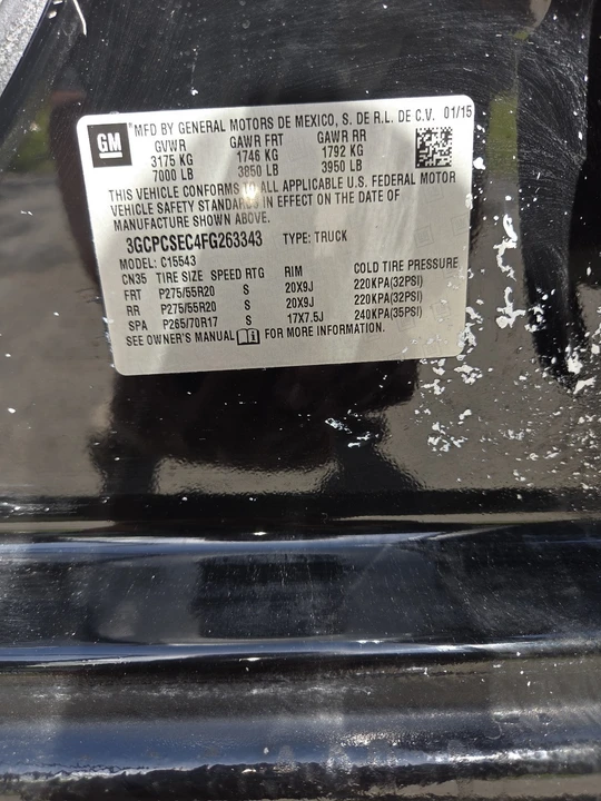 2015 Chevrolet Silverado 2nd Gen - Image 18 of 18