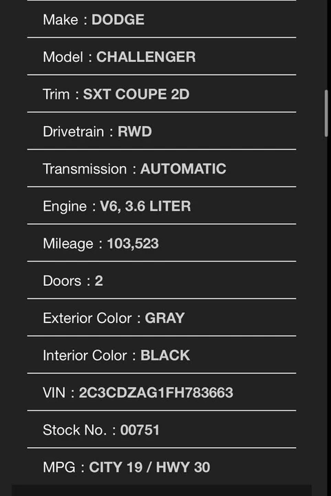 2015 Dodge Challenger 3rd Gen - Image 4 of 10