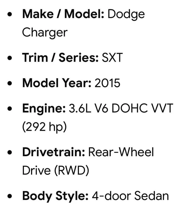 2015 Dodge Charger 7th Gen - Image 5 of 5