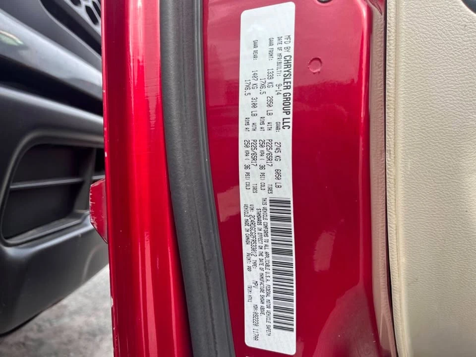 2015 Dodge Caravan - Image 17 of 18