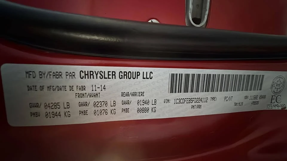 2015 Dodge Dart PF - Image 13 of 18