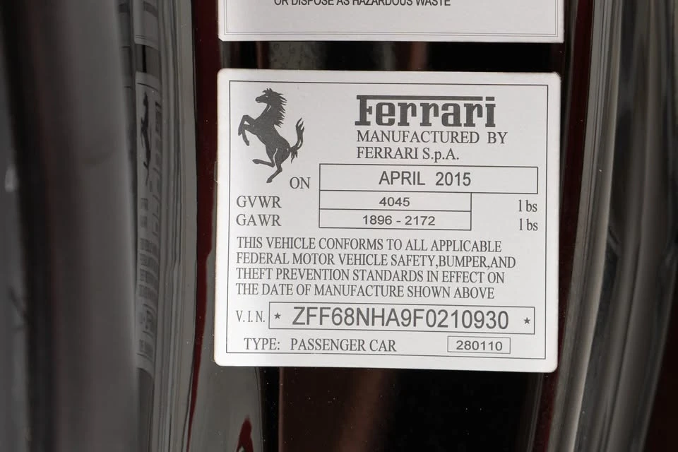 2015 Ferrari 458 Spider - Image 15 of 16