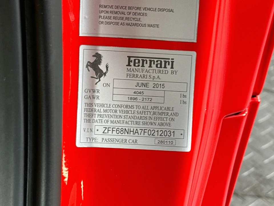 2015 Ferrari 458 Spider - Image 21 of 22