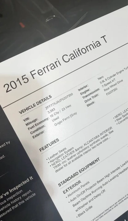2015 Ferrari California T - Image 4 of 20