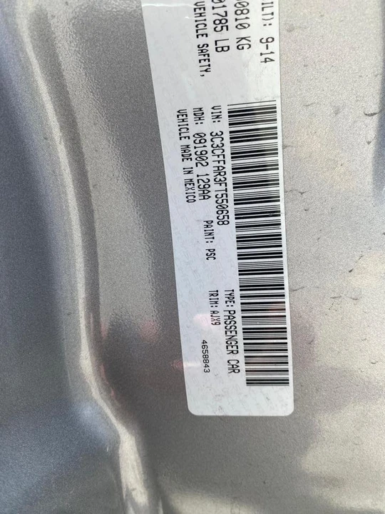 2015 Fiat 500 - Image 14 of 14