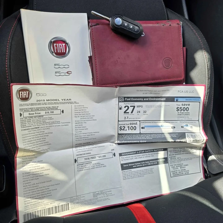 2015 Fiat 500 - Image 18 of 20