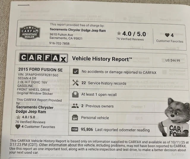 2015 Ford Fusion 2nd Gen - Image 14 of 17