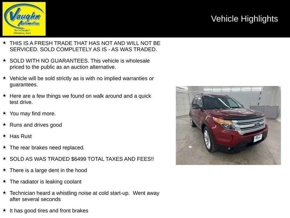 2015 Ford Explorer 5th Gen - Image 2 of 12