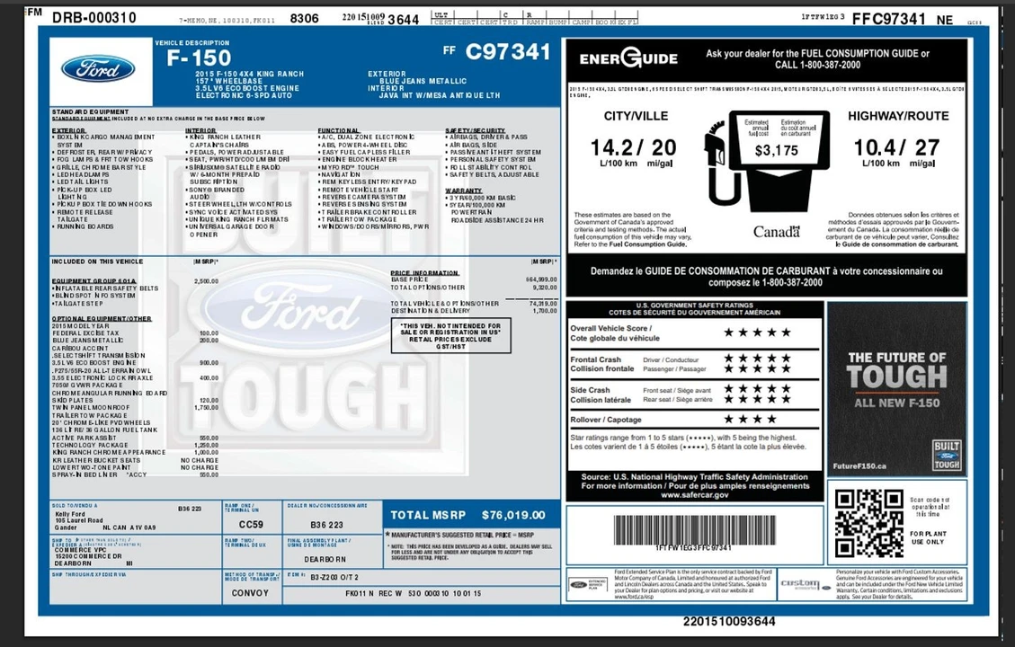 2015 Ford F-150 13th Gen - Image 6 of 12