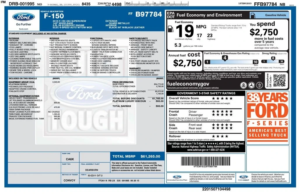 2015 Ford F-150 13th Gen - Image 4 of 12