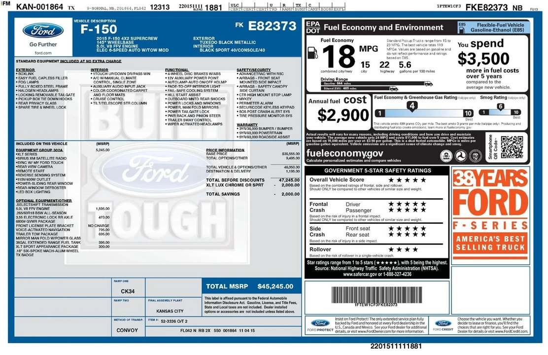2015 Ford F-150 13th Gen - Image 6 of 21