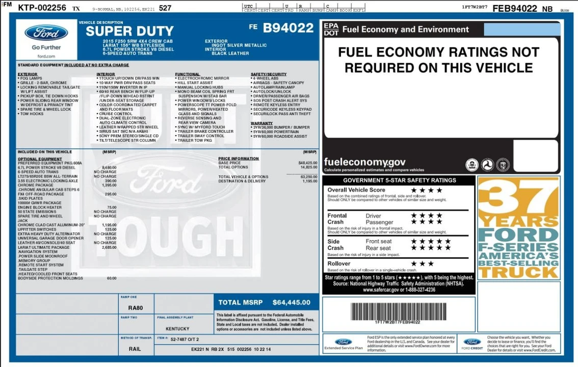 2015 Ford Super Duty 3rd Gen - Image 4 of 21