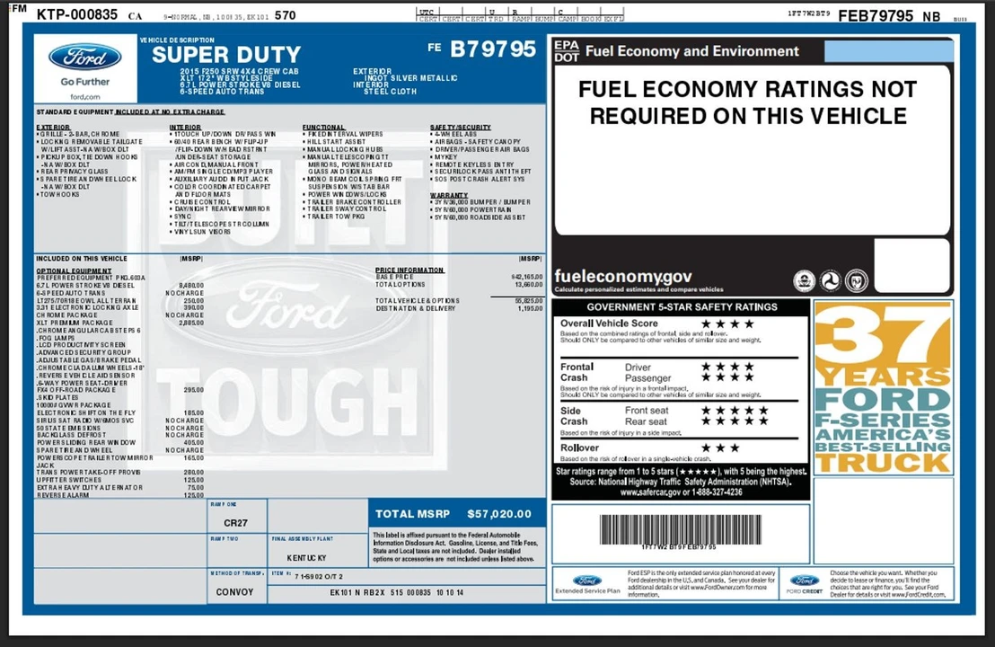 2015 Ford Super Duty 4th Gen - Image 5 of 21