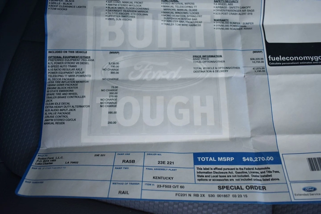 2015 Ford Super Duty 4th Gen - Image 14 of 20