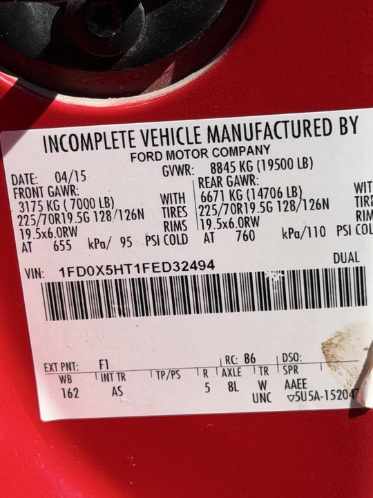 2015 Ford Super Duty 3rd Gen - Image 15 of 15