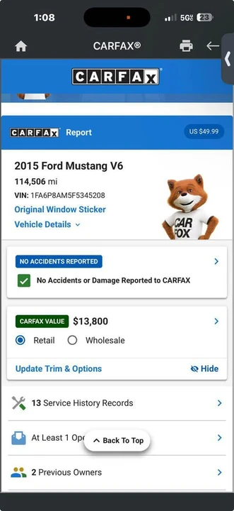 2015 Ford S550 Mustang - Image 19 of 20