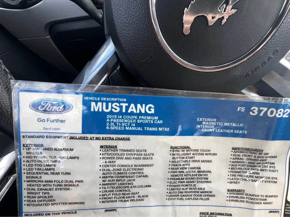 2015 Ford S550 Mustang - Image 10 of 10