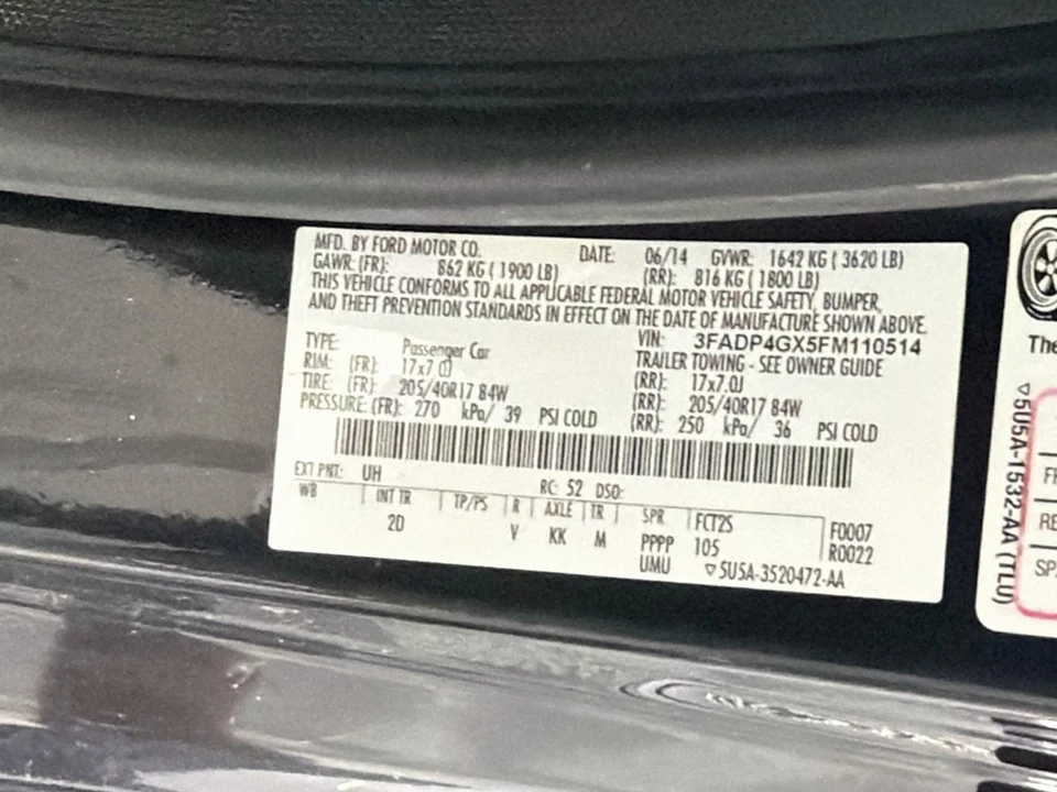 2015 Ford Fiesta - Image 10 of 27