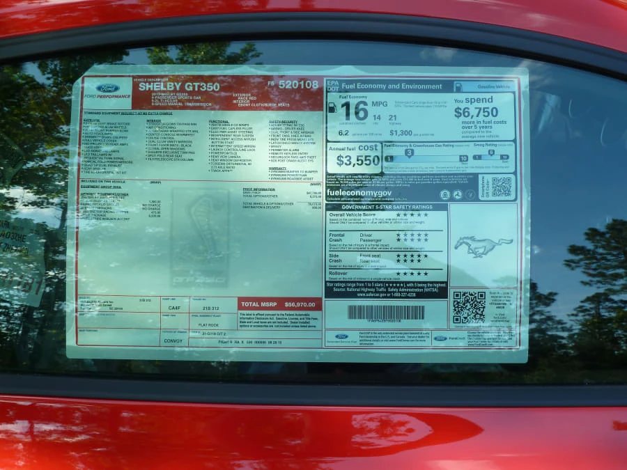 2015 Ford S550 Shelby Mustang GT350 - Image 9 of 9