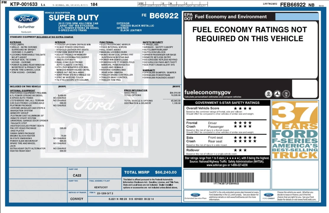2015 Ford Super Duty 3rd Gen - Image 4 of 12