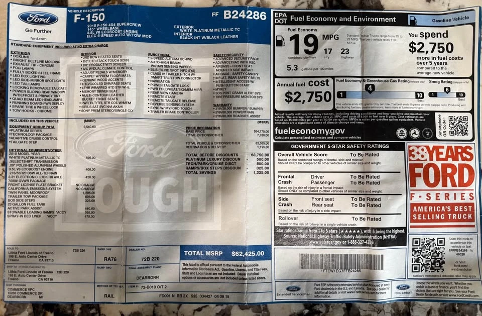 2015 Ford F-150 13th Gen - Image 12 of 14
