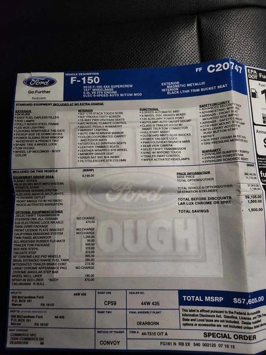2015 Ford F-150 13th Gen - Image 18 of 18