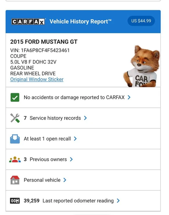 2015 Ford S550 Mustang - Image 12 of 12