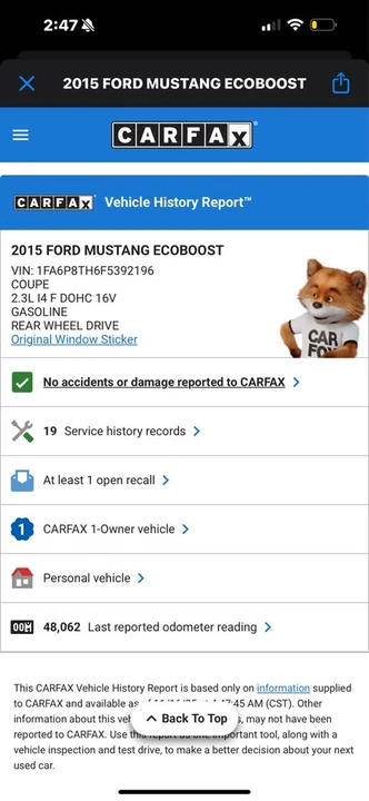 2015 Ford S550 Mustang - Image 19 of 19