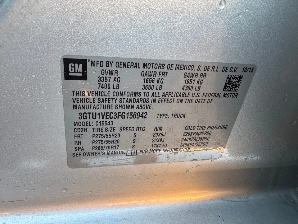 2015 GMC Sierra 4th Gen - Image 20 of 21
