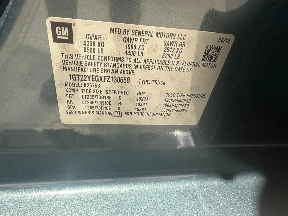 2015 GMC Sierra 3rd Gen - Image 15 of 21