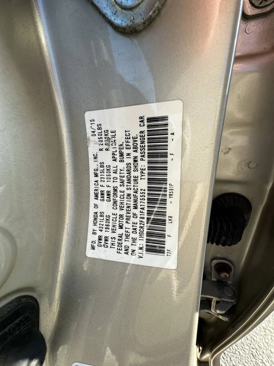 2015 Honda Accord 9th Gen - Image 11 of 21