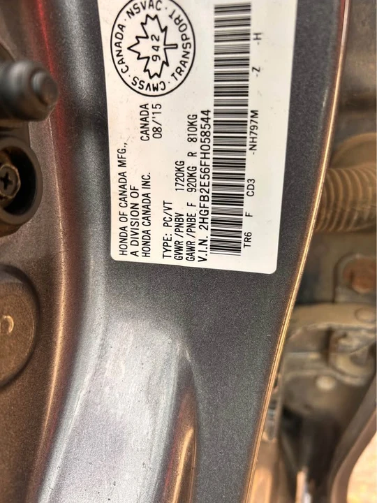 2015 Honda Civic 9th Gen - Image 18 of 18