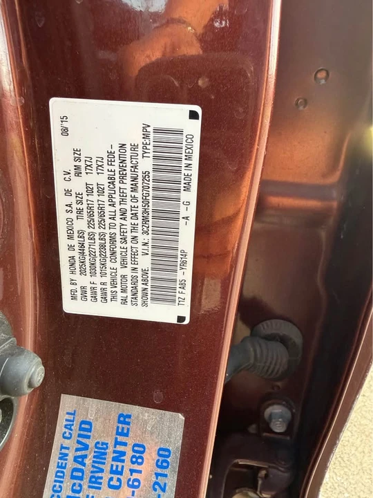 2015 Honda CR-V 4th Gen - Image 18 of 18