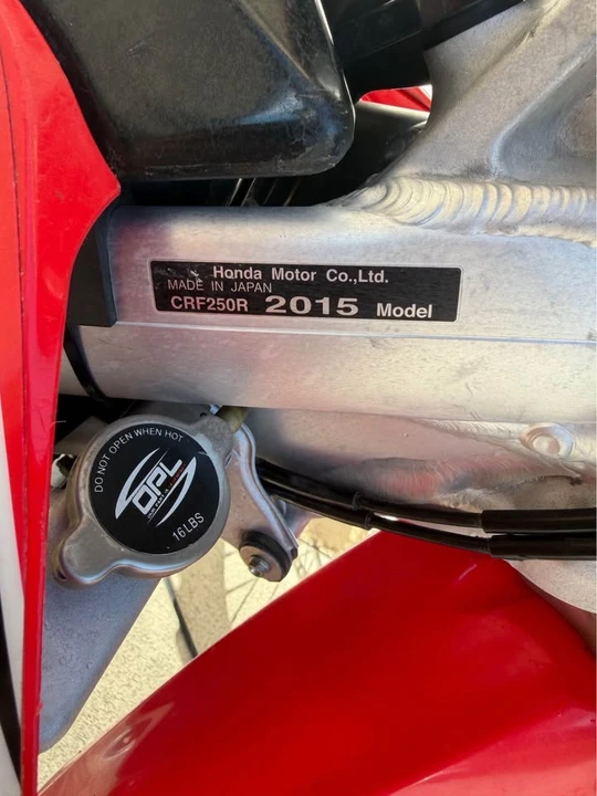 2015 Honda CRF - Image 2 of 6