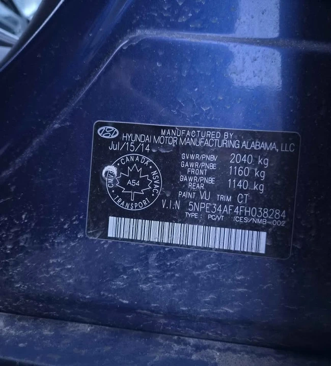 2015 Hyundai Sonata - Image 11 of 16