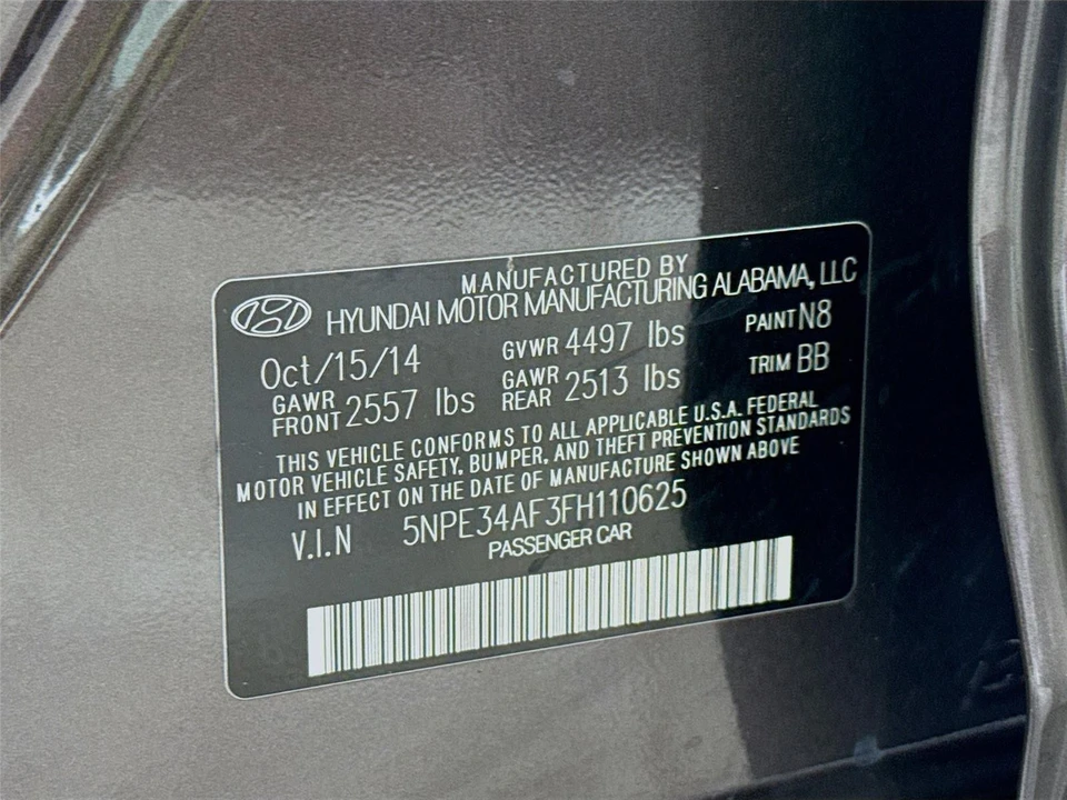 2015 Hyundai Sonata - Image 14 of 14