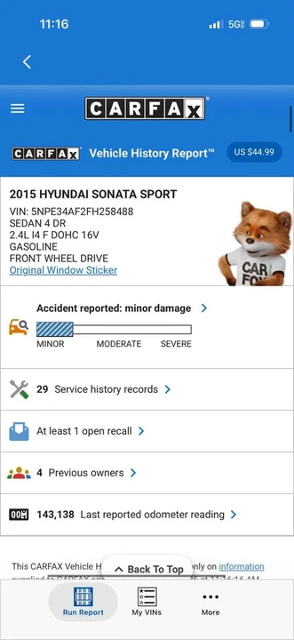 2015 Hyundai Sonata - Image 7 of 11