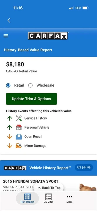 2015 Hyundai Sonata - Image 8 of 11