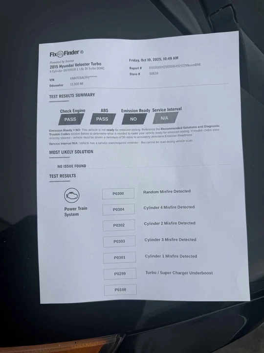 2015 Hyundai Veloster - Image 4 of 4
