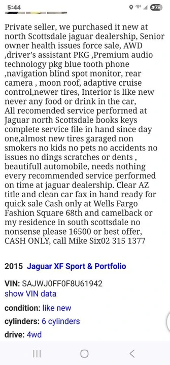 2015 Jaguar X250 XF - Image 3 of 23