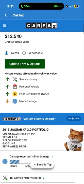 2015 Jaguar X250 XF - Image 9 of 9