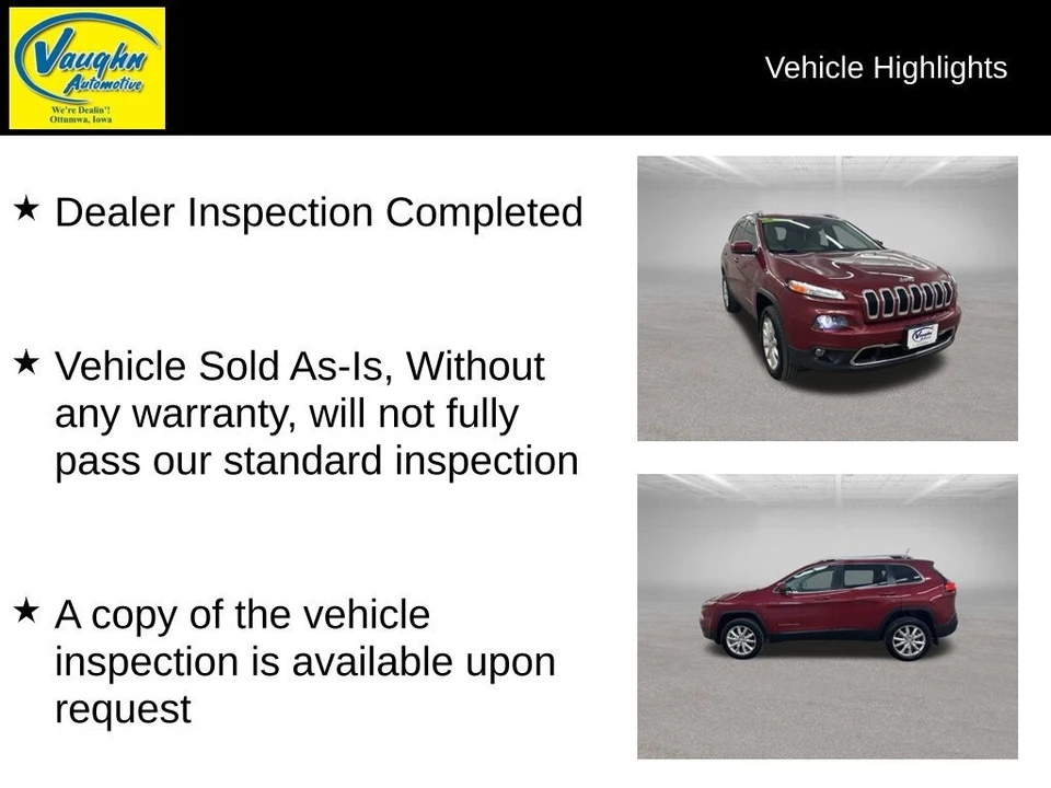 2015 Jeep KL Cherokee - Image 2 of 12