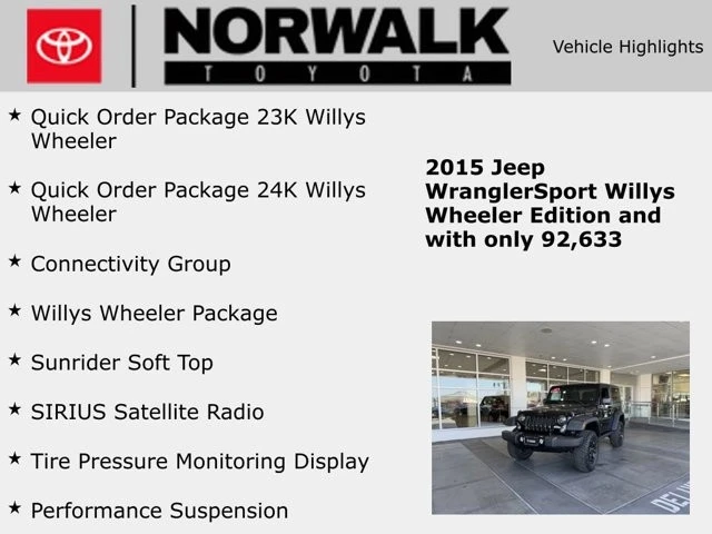 2015 Jeep JK Wrangler - Image 10 of 27