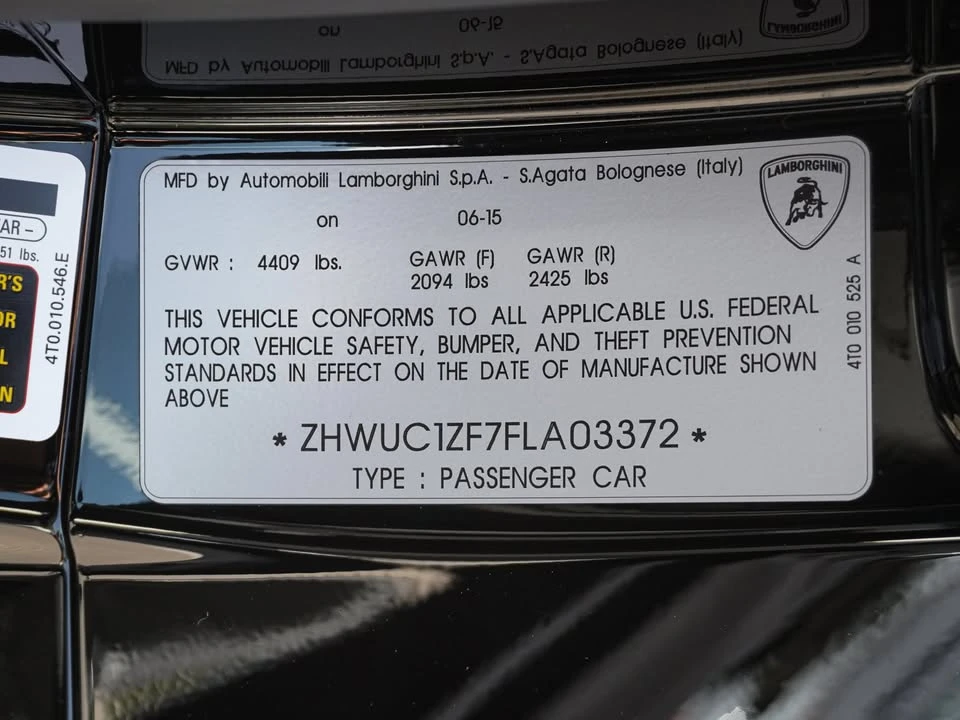 2015 Lamborghini Huracan LP610-4 - Image 20 of 20