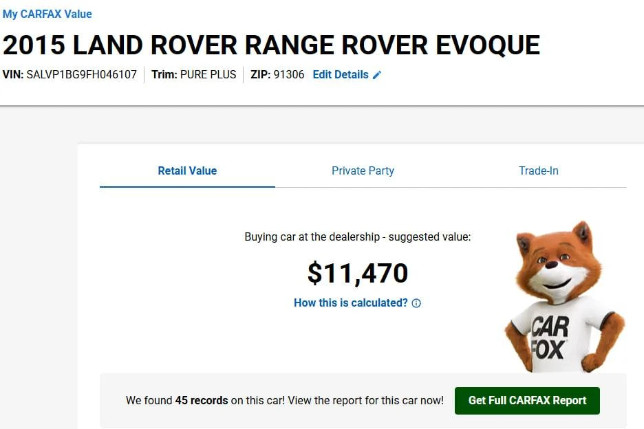 2015 Land Rover Range Rover Evoque 1st Gen - Image 21 of 21