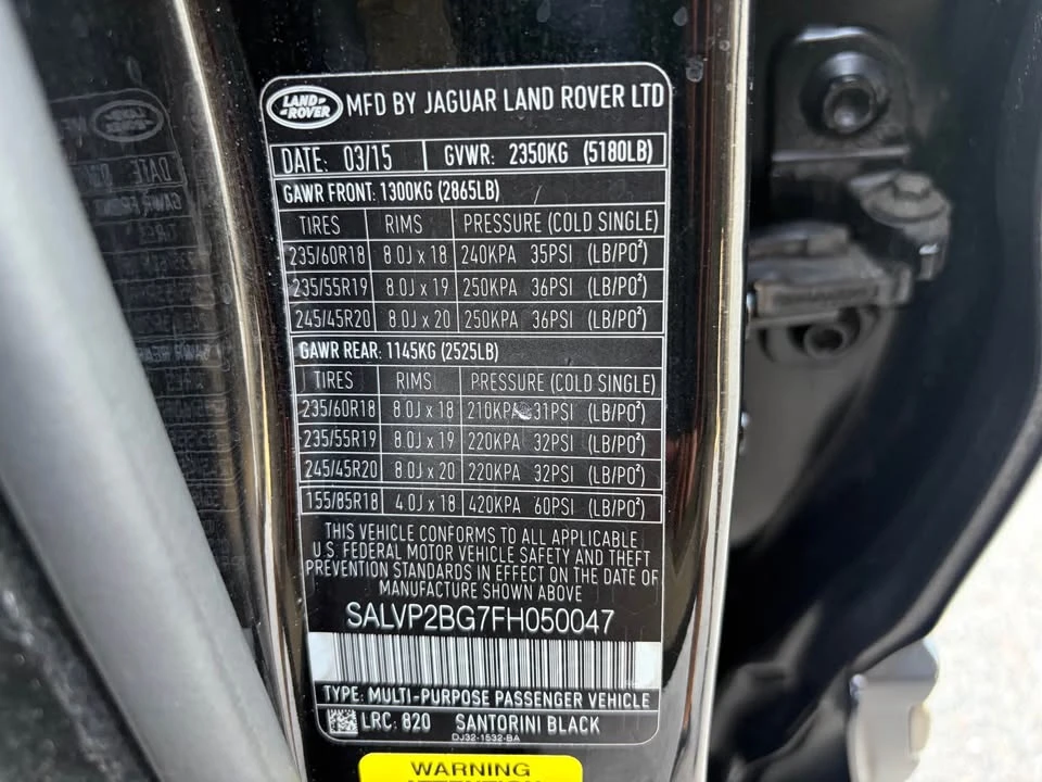 2015 Land Rover Range Rover Evoque 1st Gen - Image 19 of 20